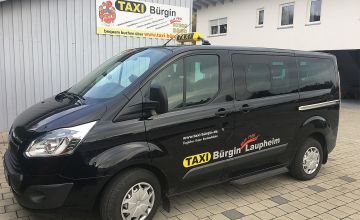 Taxi Laupheim Taxi Biberach Ford-Tourneo-Custom,-dass-Taxi-für-bis-zu-9-Personen-und-Gepäck-1